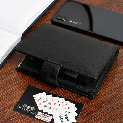 Klasikinė vyriška odinė piniginė su RFID apsauga „Beltimore“
