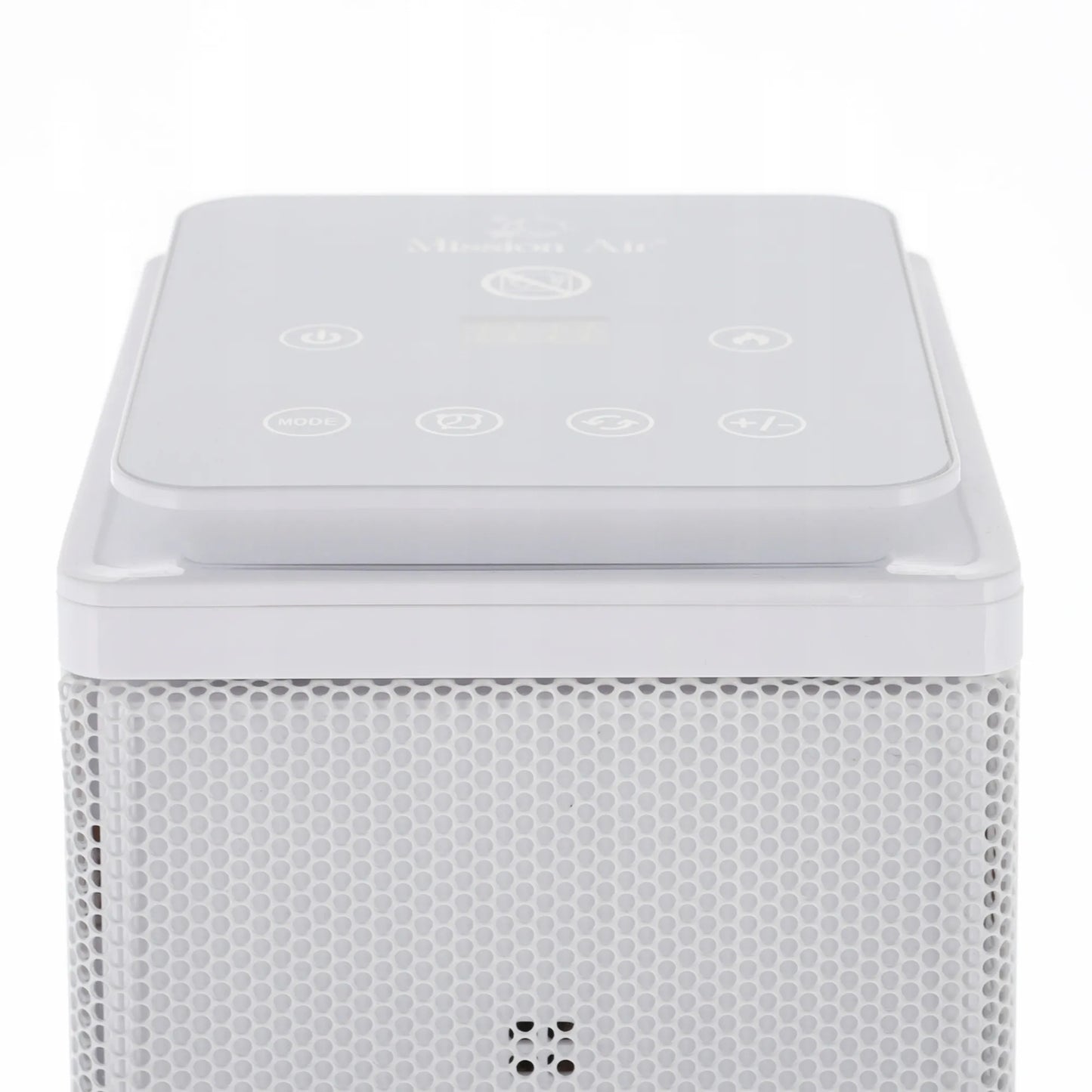 Koloninis termoventiliatorius Mission Air MALMO White 2400W su židinio efektu