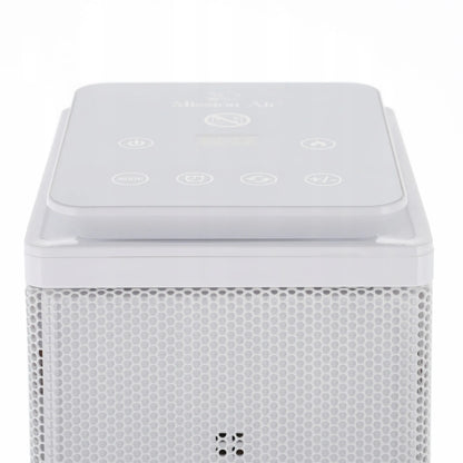 Koloninis termoventiliatorius Mission Air MALMO White 2400W su židinio efektu