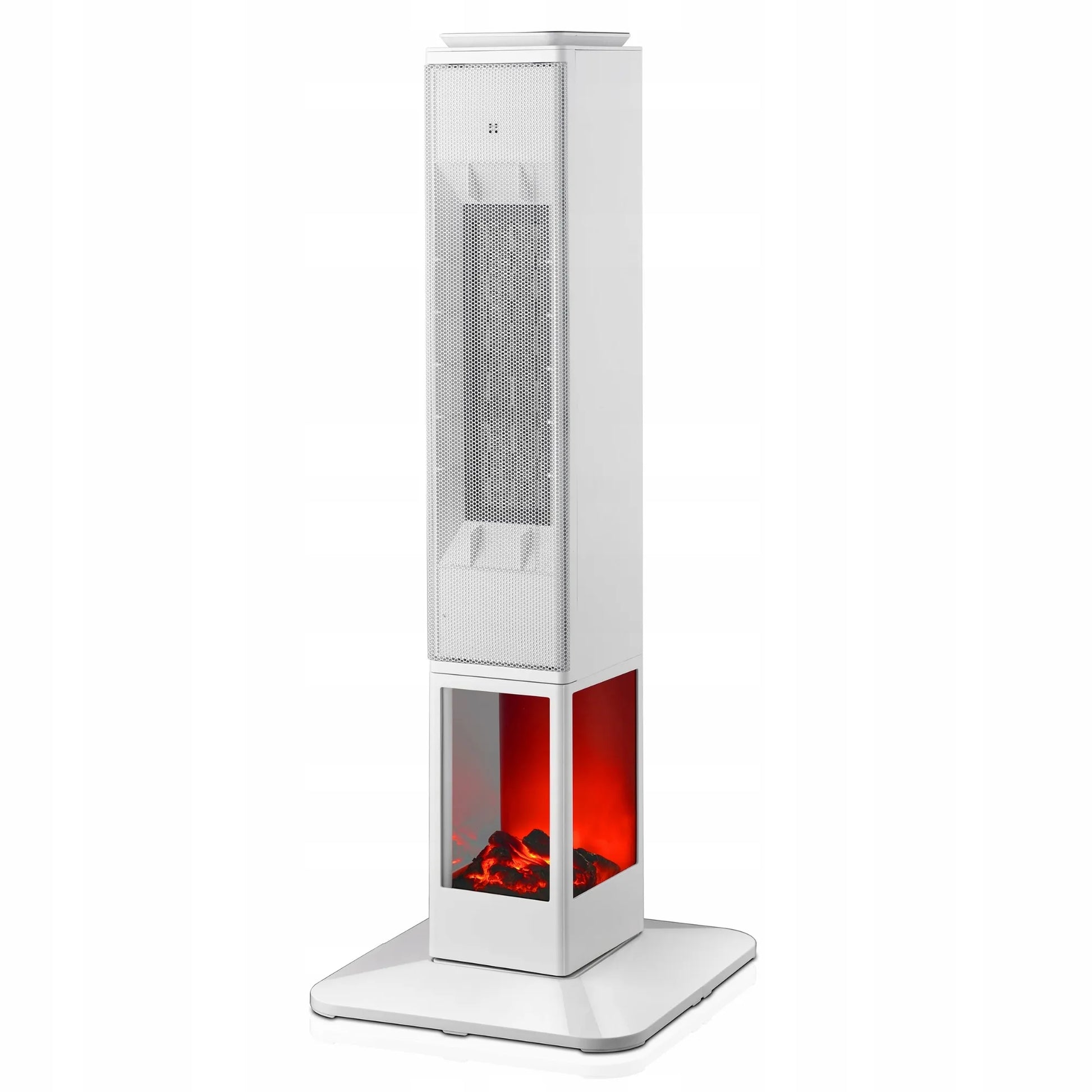 Koloninis termoventiliatorius Mission Air MALMO White 2400W su židinio efektu