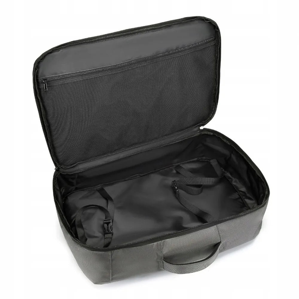Kono 3-in-1 kelioninė kuprinė skrydžiams 55x40x20 cm, atitinkanti Ryanair rankinio bagažo reikalavimus, Flex