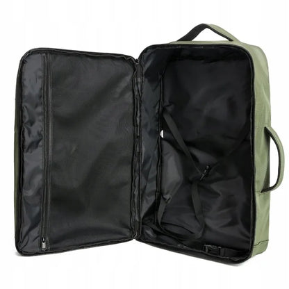 Kono kuprinė-lagaminas lėktuvui 55x40x20 cm WizzAir LOT 40L, žalia