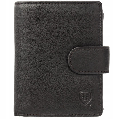 Koruma SM-904GBR vyriška odinė piniginė su RFID apsauga, ruda