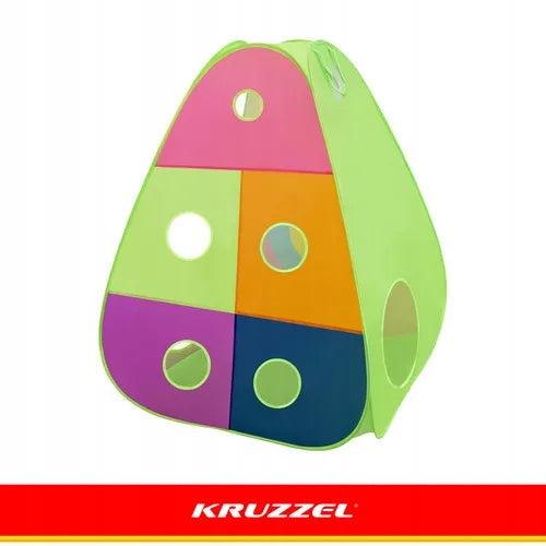 Kruzzel 5 viename vaikiška palapinė su tuneliais