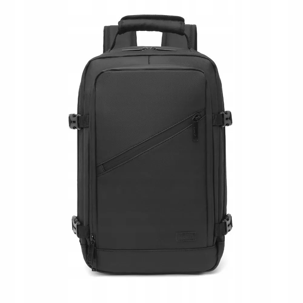 Kuprinė į lėktuvą 40x30x20 rankinis bagažas vandeniui atspari juoda Expander W2