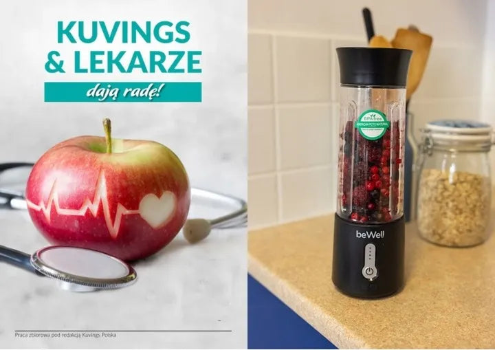 Kuvings AUTO10S lėtaeigė sulčiaspaudė vaisiams ir daržovėms + beWell