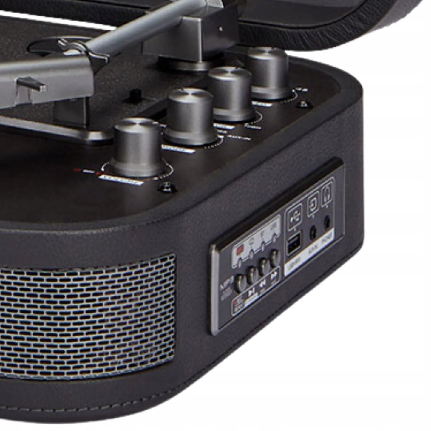 Lagamininis patefonas AIWA VPX-1951/TN BT/AUX Titano juodas