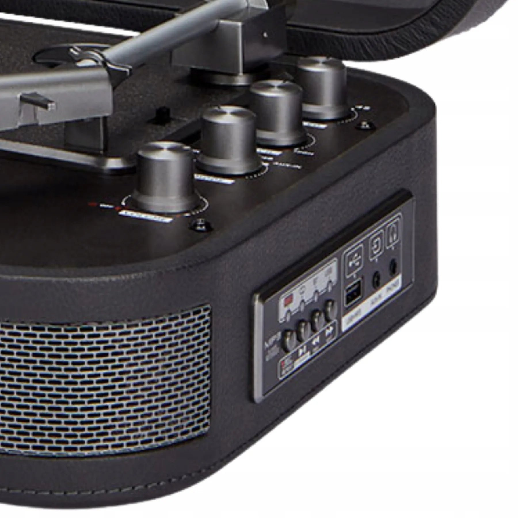 Lagamininis patefonas AIWA VPX-1951/TN BT/AUX Titano juodas
