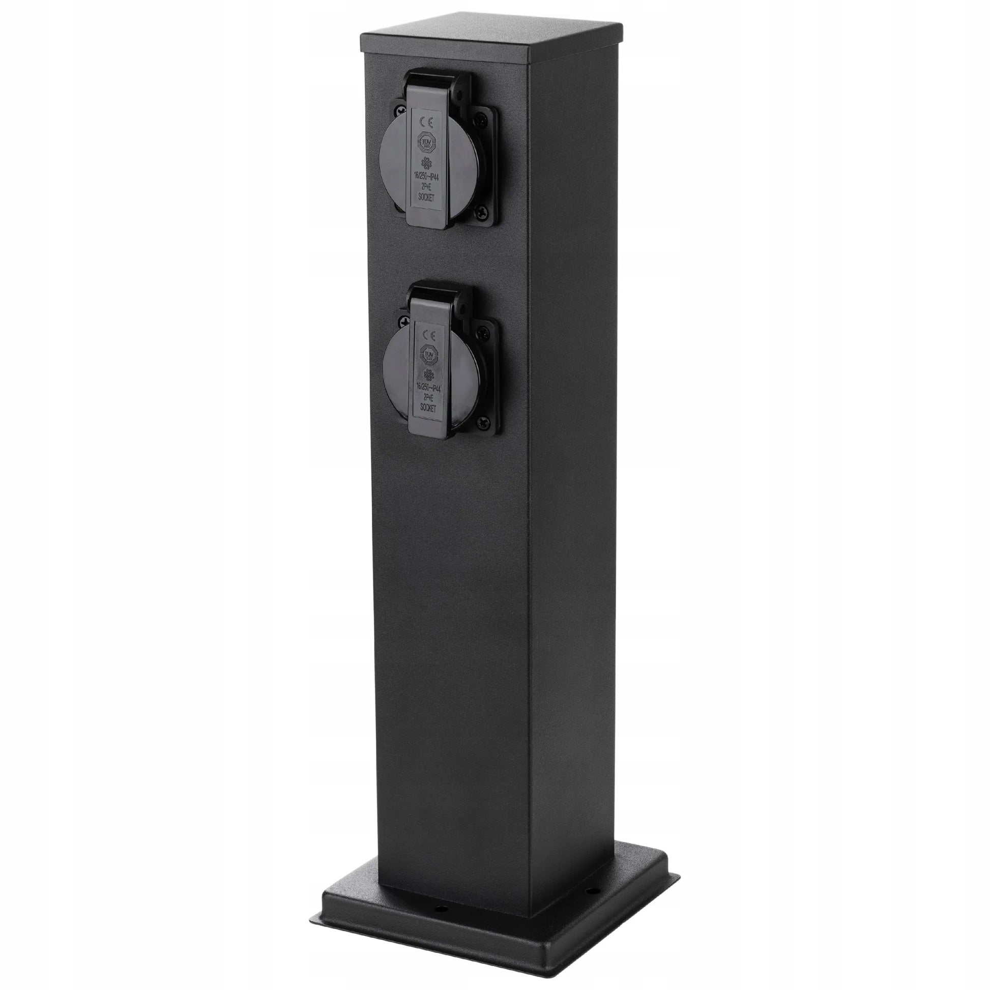 Lauko sodo elektros stulpas, pastatomas, 230V, 4 lizdai, HERMETIŠKAS