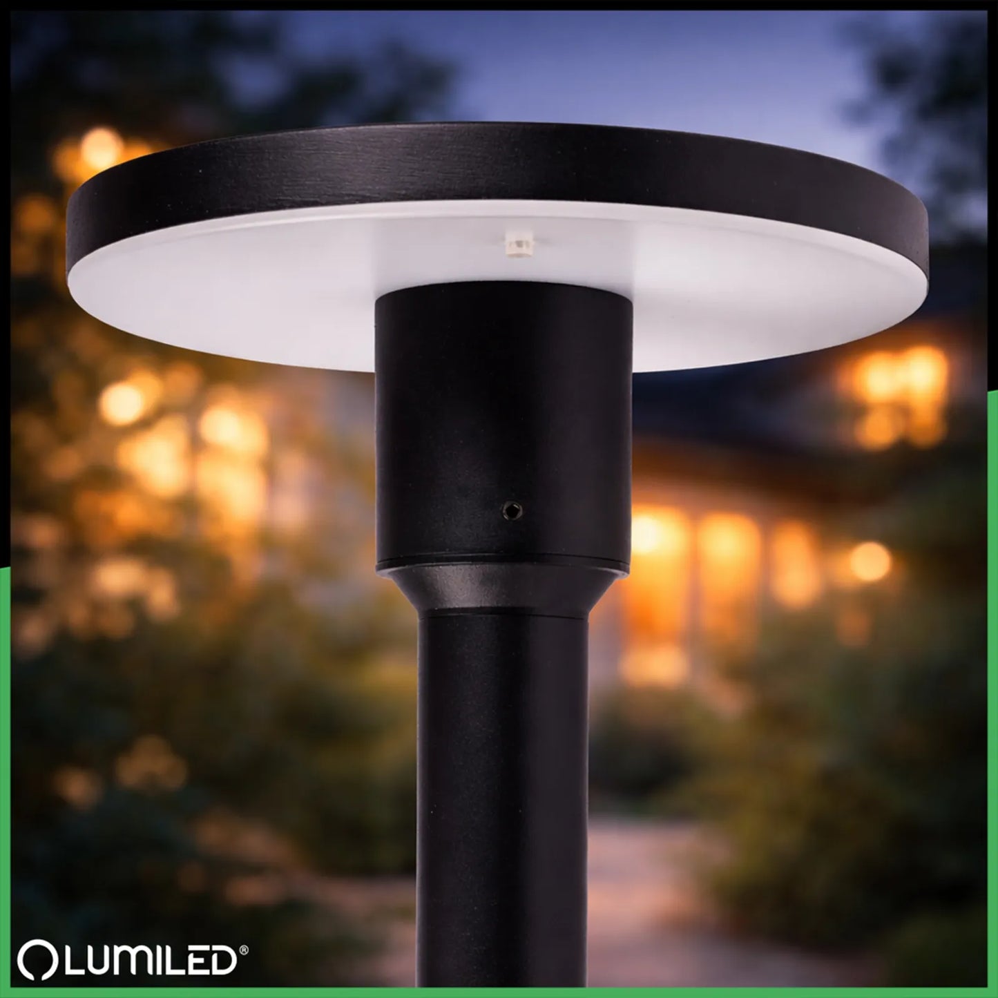Lauko šviestuvas stovintis LED stulpas 80cm 12W 3 šviesos spalvos