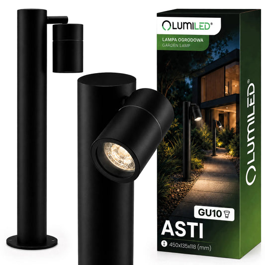 Lauko šviestuvas stulpas prožektorius LED GU10 stovintis 45 cm