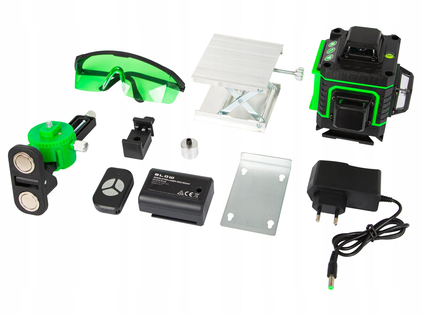 Lazerinis gulsčiukas 360 4D 16 linijų PRO rinkinys