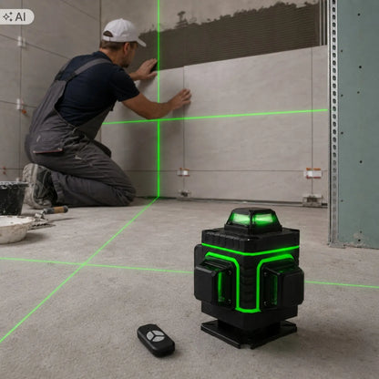 Lazerinis gulsčiukas 360 4D 16 linijų PRO rinkinys