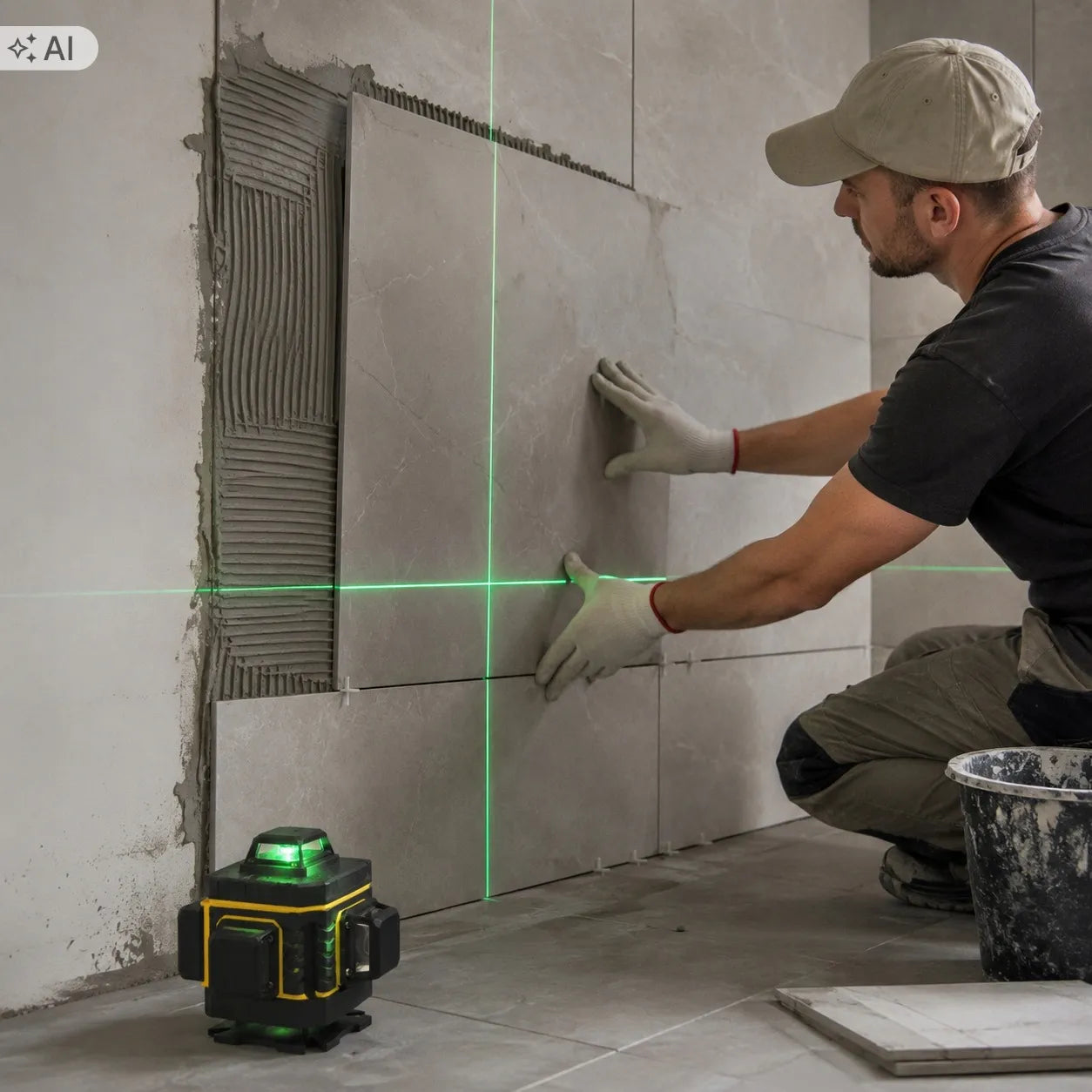 Lazerinis nivelyras 360 4D kryžminis lazeris PRO rinkinys 16 linijų