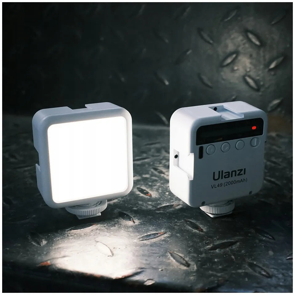 LED diodinė lempa Ulanzi VL49 Mini maža 2000 mAh