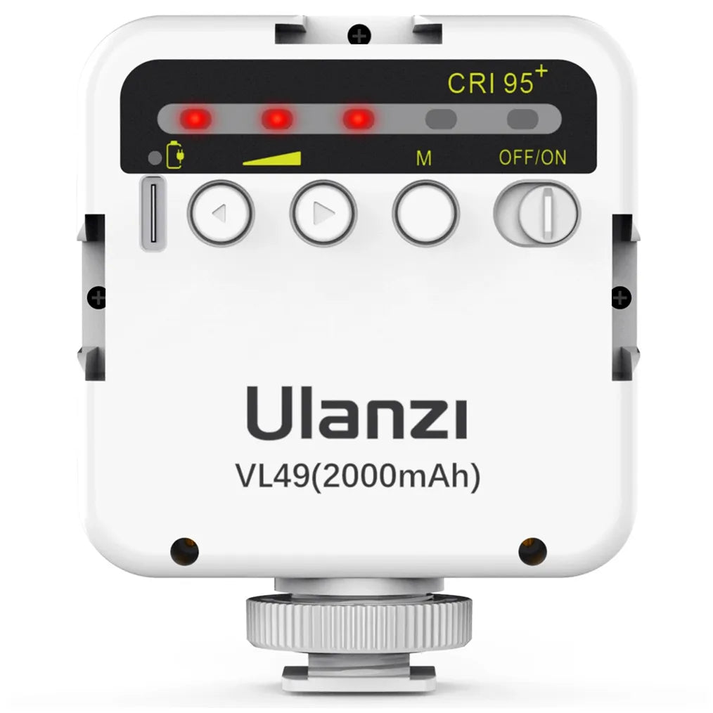 LED diodinė lempa Ulanzi VL49 Mini maža 2000 mAh