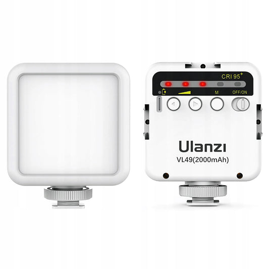 LED diodinė lempa Ulanzi VL49 Mini maža 2000 mAh
