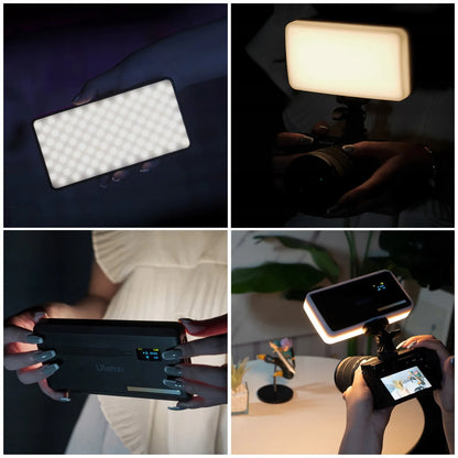 LED lempa Ulanzi VL200 Bi-Color fotoaparatui, vaizdo kamerai ir išmaniajam telefonui