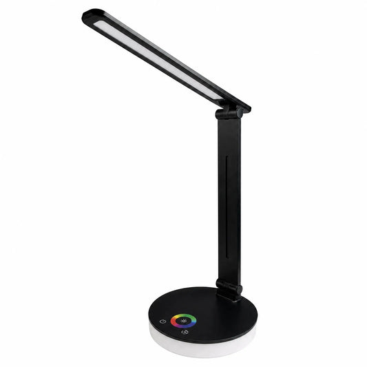 LED stalinė lempa mokslui, mokyklai ir skaitymui, RGB, jutiklinė, reguliuojama, 5 spalvų