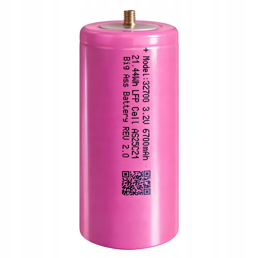 LiFePO4 32700 6700mAh 3.2V LFP elementas 21.44Wh akumuliatorius 4 vienetai