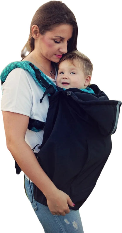 „Little Frog“ juodas softshell uždangalas nešynei