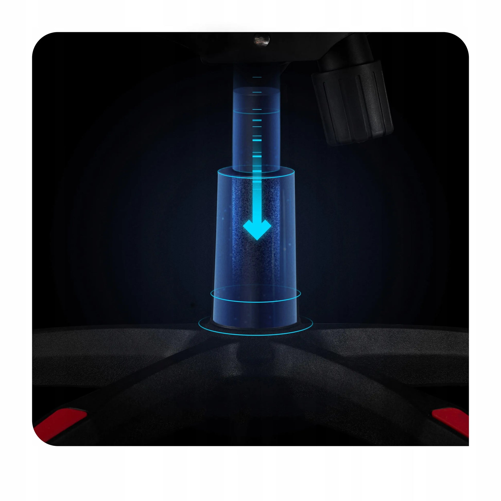 LOŠIMO KĖDĖ DIABLO X-HORN 2.0 Normal Size, juoda-raudona