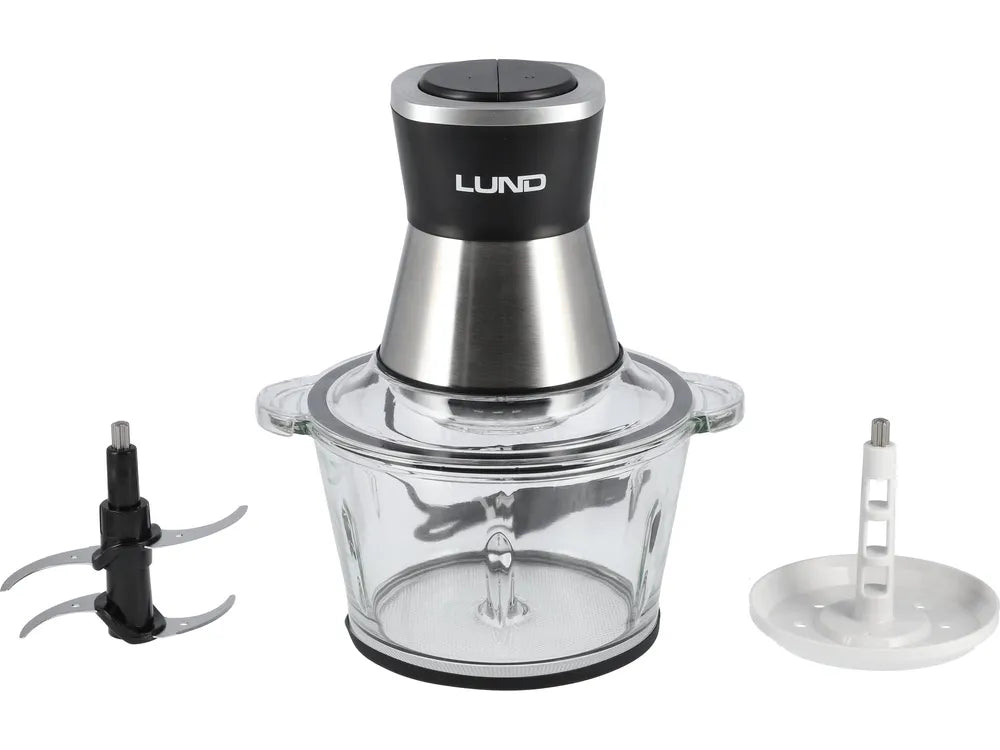 LUND 67920 elektrinis maisto smulkintuvas 3 viename, 2 greičiai, 500 W, 2 l