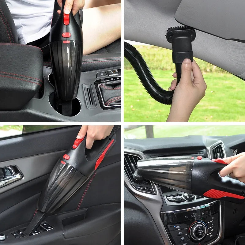 Luneso bevielis rankinis automobilinis dulkių siurblys, 120W, HEPA filtras