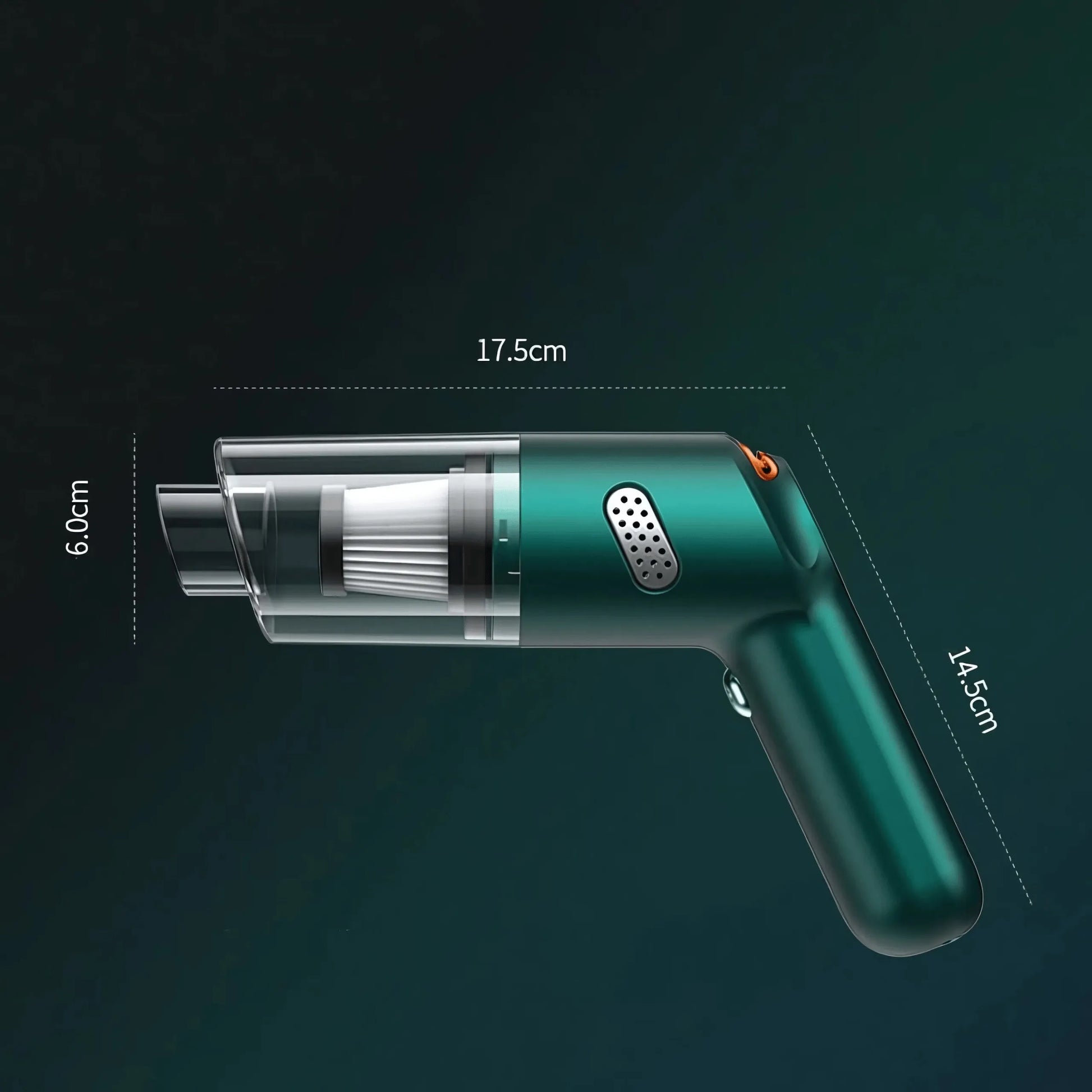 Luneso QL-101 belaidis rankinis automobilinis dulkių siurblys, 120W, USB-C