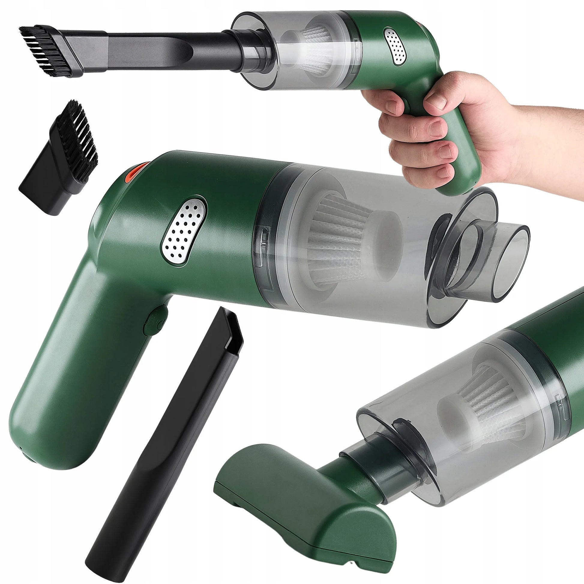 Luneso QL-101 belaidis rankinis automobilinis dulkių siurblys, 120W, USB-C