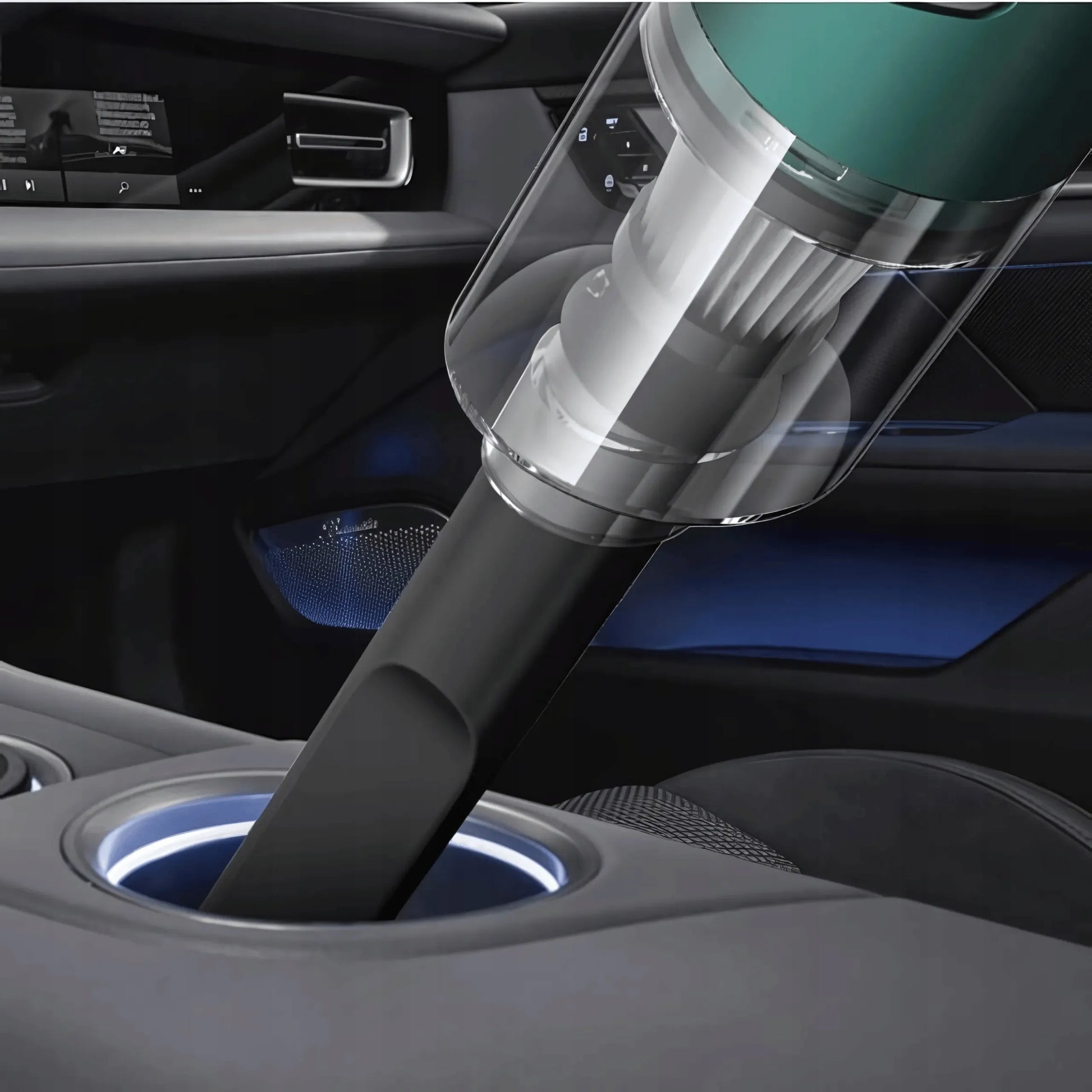Luneso QL-101 belaidis rankinis automobilinis dulkių siurblys, 120W, USB-C