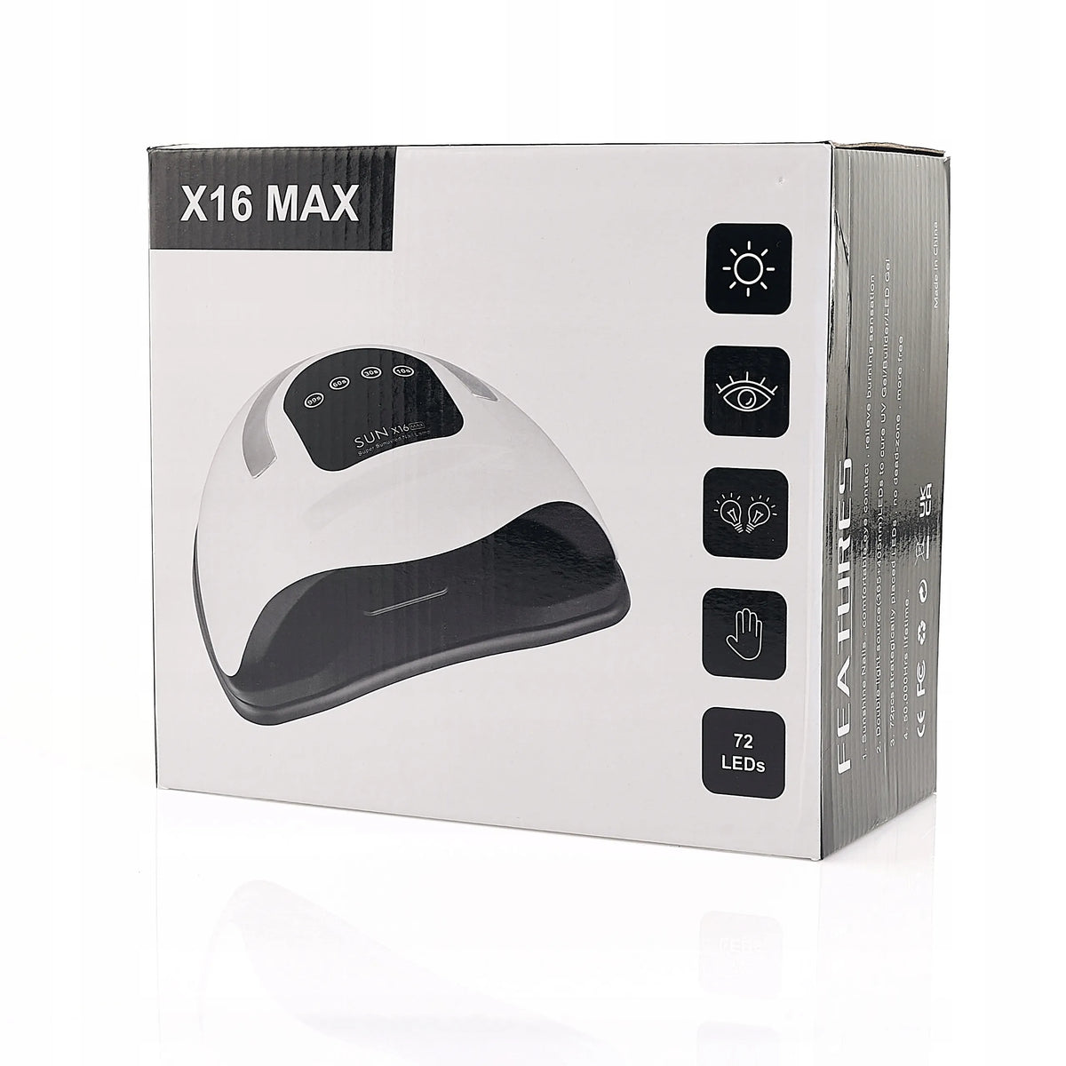 „Luneso“ UV LED nagų lempa X16 max, 320 W, balta