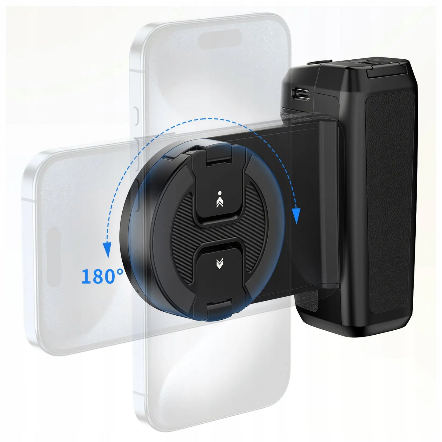 Magnetinis laikiklis ULANZI MA35 su „Bluetooth“ nuotolinio valdymo pulteliu, skirtas „iOS“ ir „Android“ išmaniesiems telefonams