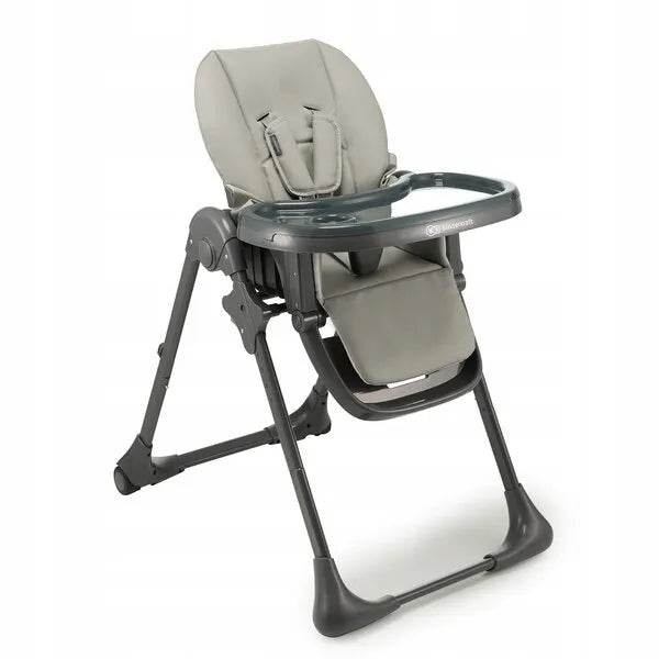 Maitinimo kėdutė 2 viename Kinderkraft TUMMIE 0–14 kg, gultukas, pilka