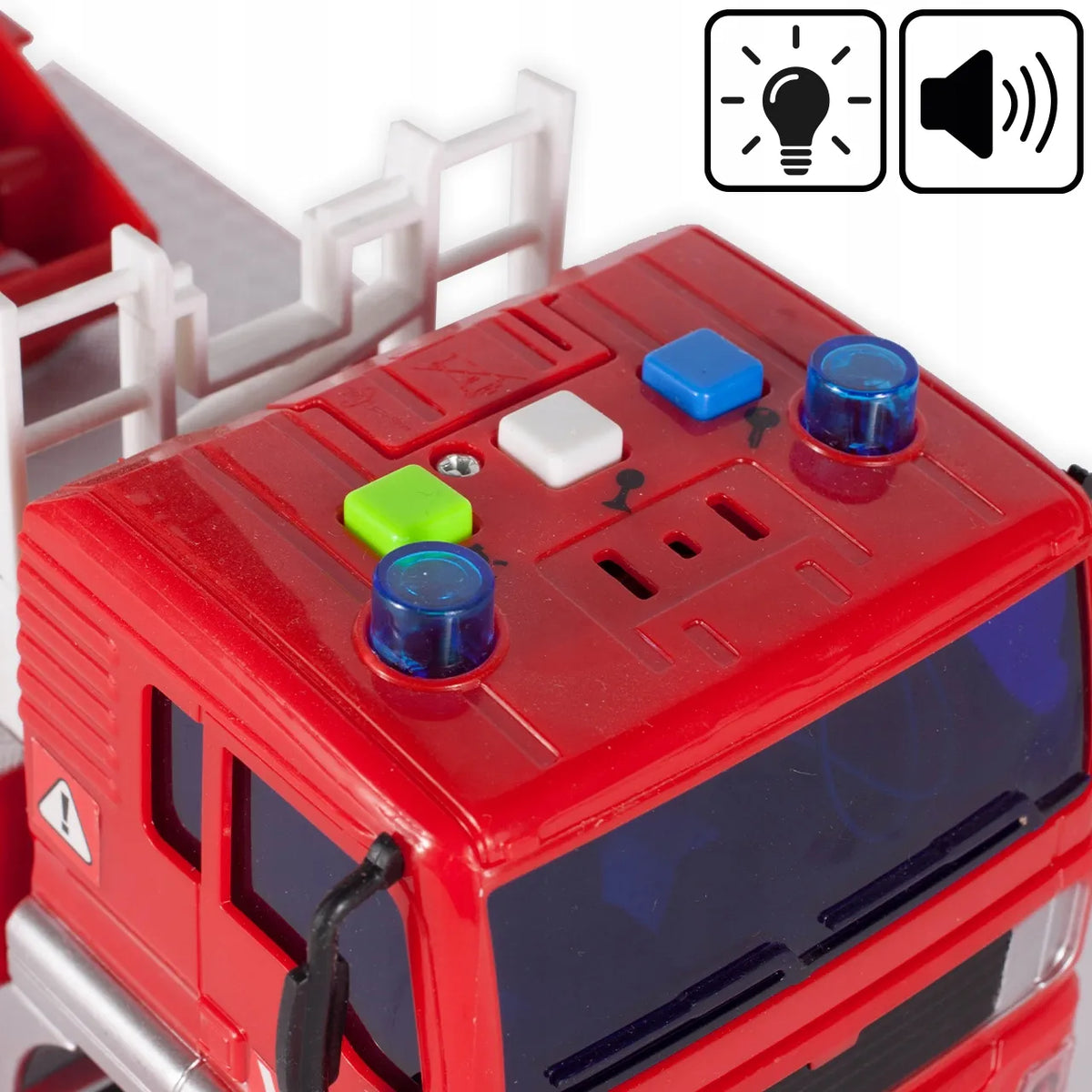 MalPlay „Firefighter“ gaisrinės automobilis su šviesos ir garso efektais, 1:20