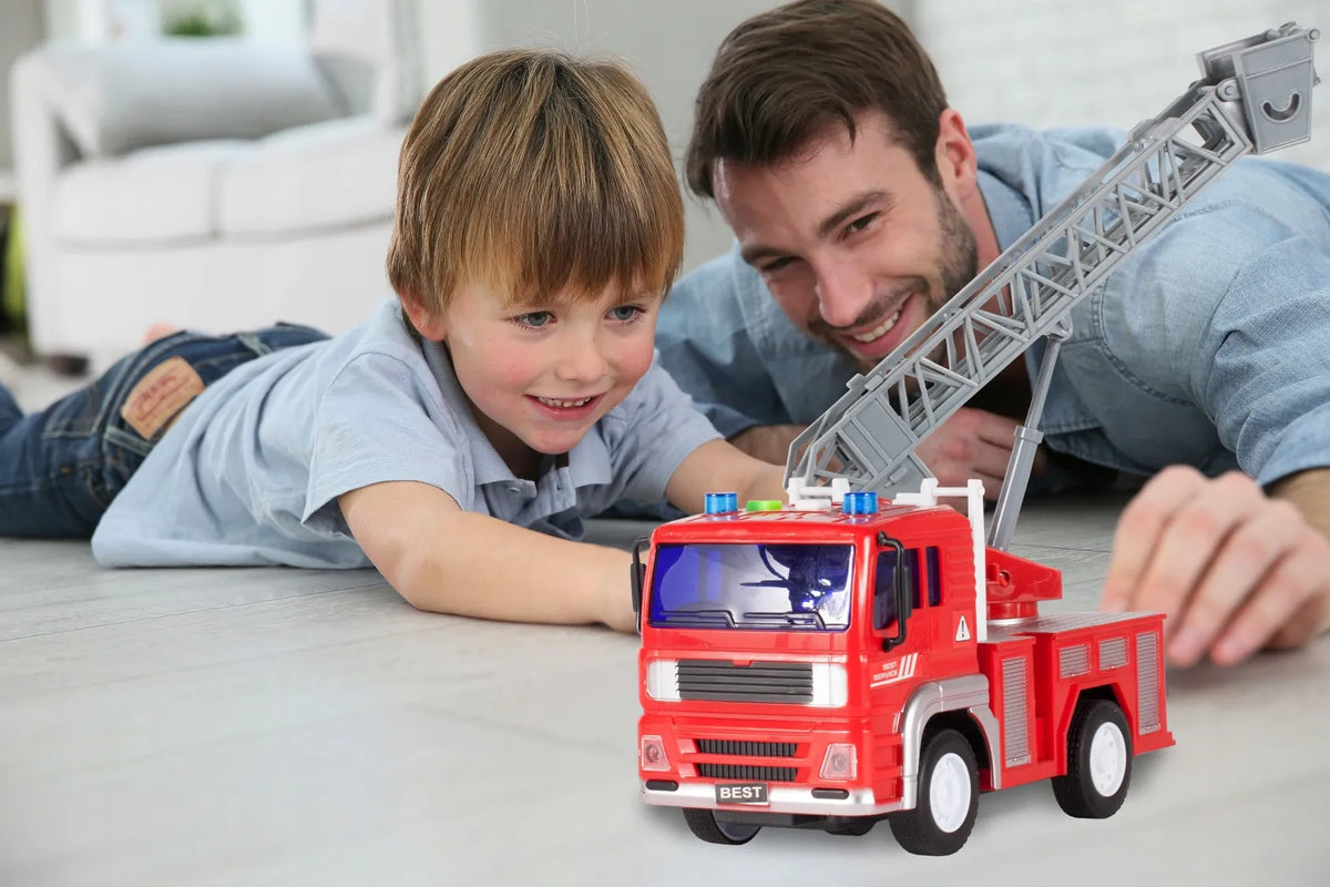 MalPlay „Firefighter“ gaisrinės automobilis su šviesos ir garso efektais, 1:20