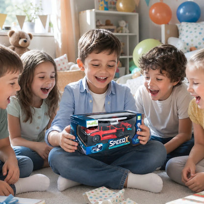 MalPlay nuotoliniu būdu valdomas RC Drift automobilis su LED apšvietimu ir garų efektu