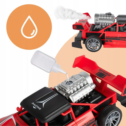MalPlay nuotoliniu būdu valdomas RC Drift automobilis su LED apšvietimu ir garų efektu