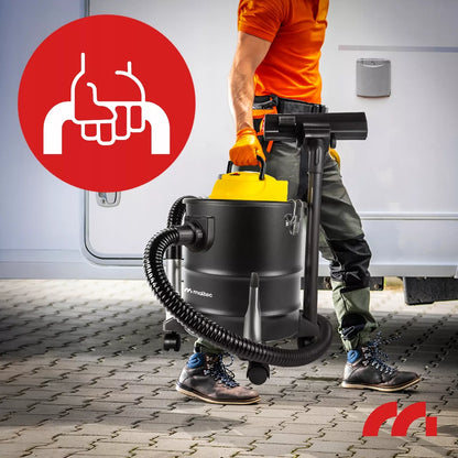 Maltec ML1800-ASH Pramoninis židinio ir pelenų siurblys, 18L, 1800W