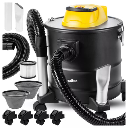 Maltec ML1800-ASH Pramoninis židinio ir pelenų siurblys, 18L, 1800W