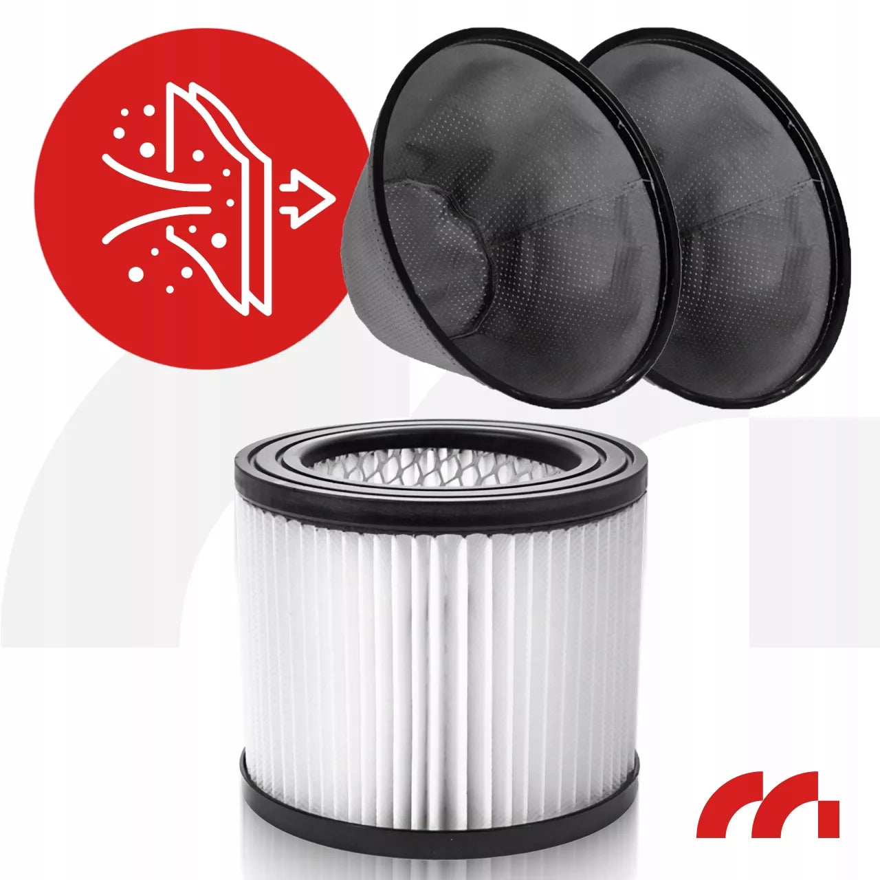 Maltec ML1800-ASH Pramoninis židinio ir pelenų siurblys, 18L, 1800W