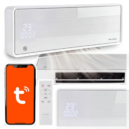 MalTec PT5800W-WH WiFi oro užuolaida su šildytuvu, 2000W