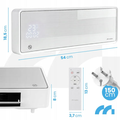 MalTec PT5800W-WH WiFi oro užuolaida su šildytuvu, 2000W