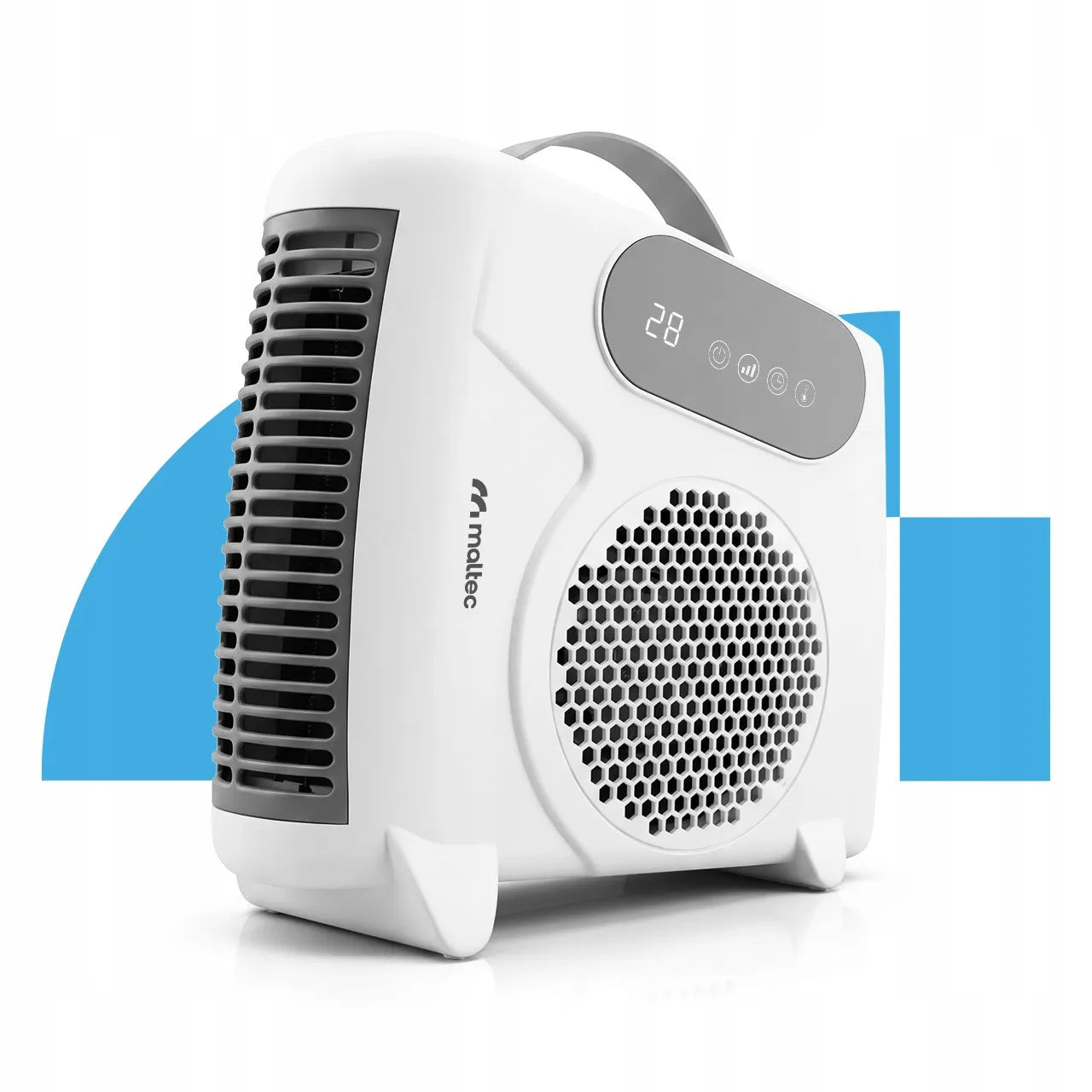 MalTec TH2000W elektrinis termoventiliatorius, 2000W su termostatu ir pulteliu