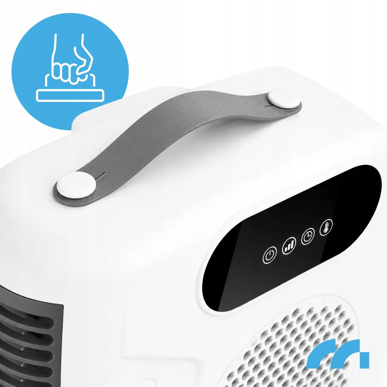 MalTec TH2000W elektrinis termoventiliatorius, 2000W su termostatu ir pulteliu