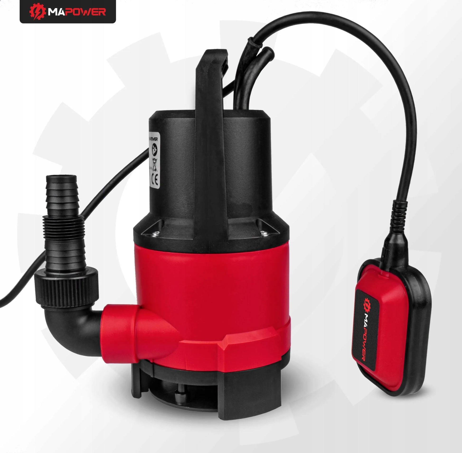 MAPOWER 400W panardinamasis siurblys švariam ir nešvariam vandeniui su plūde