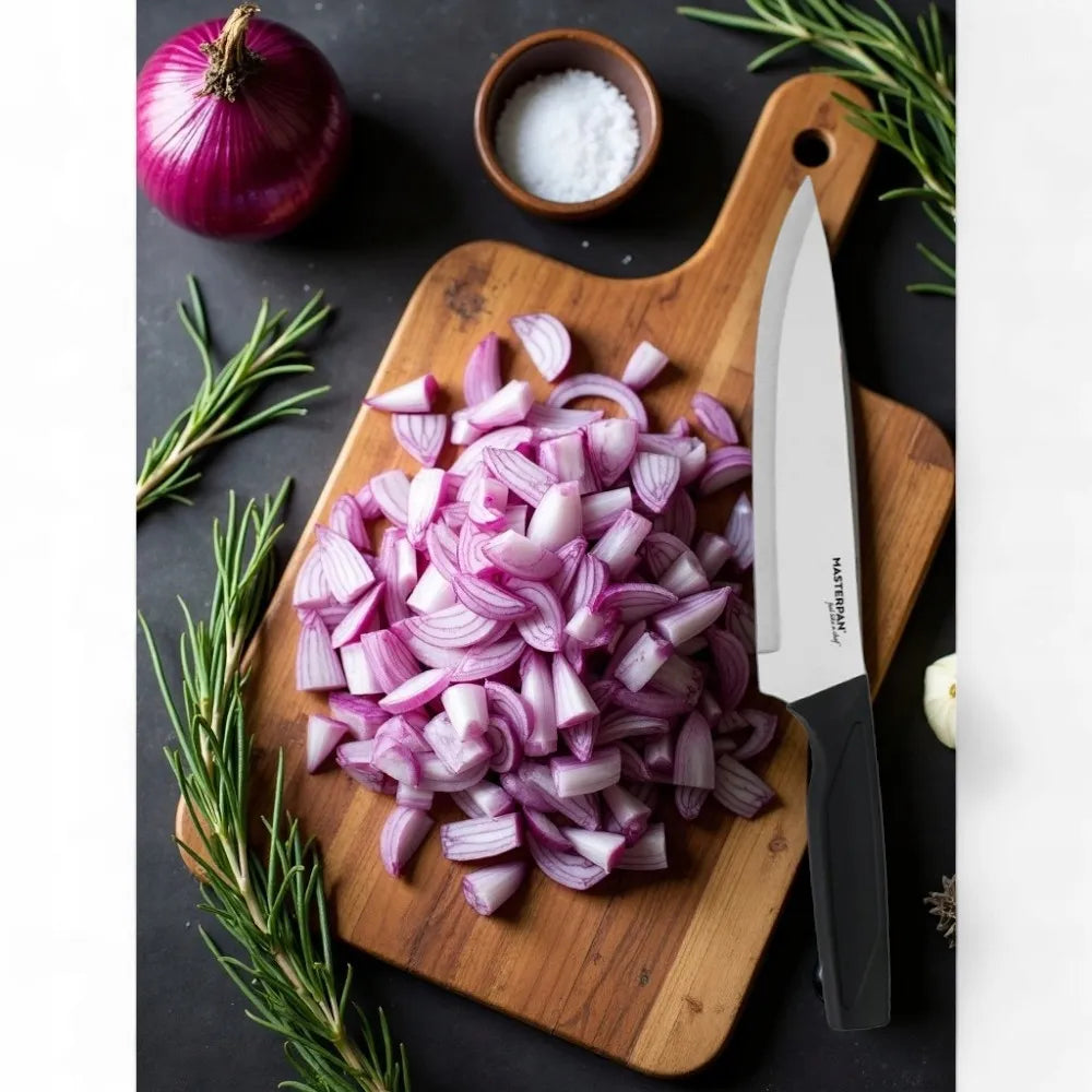 Masterpan 7 dalių peilių rinkinys su stovu