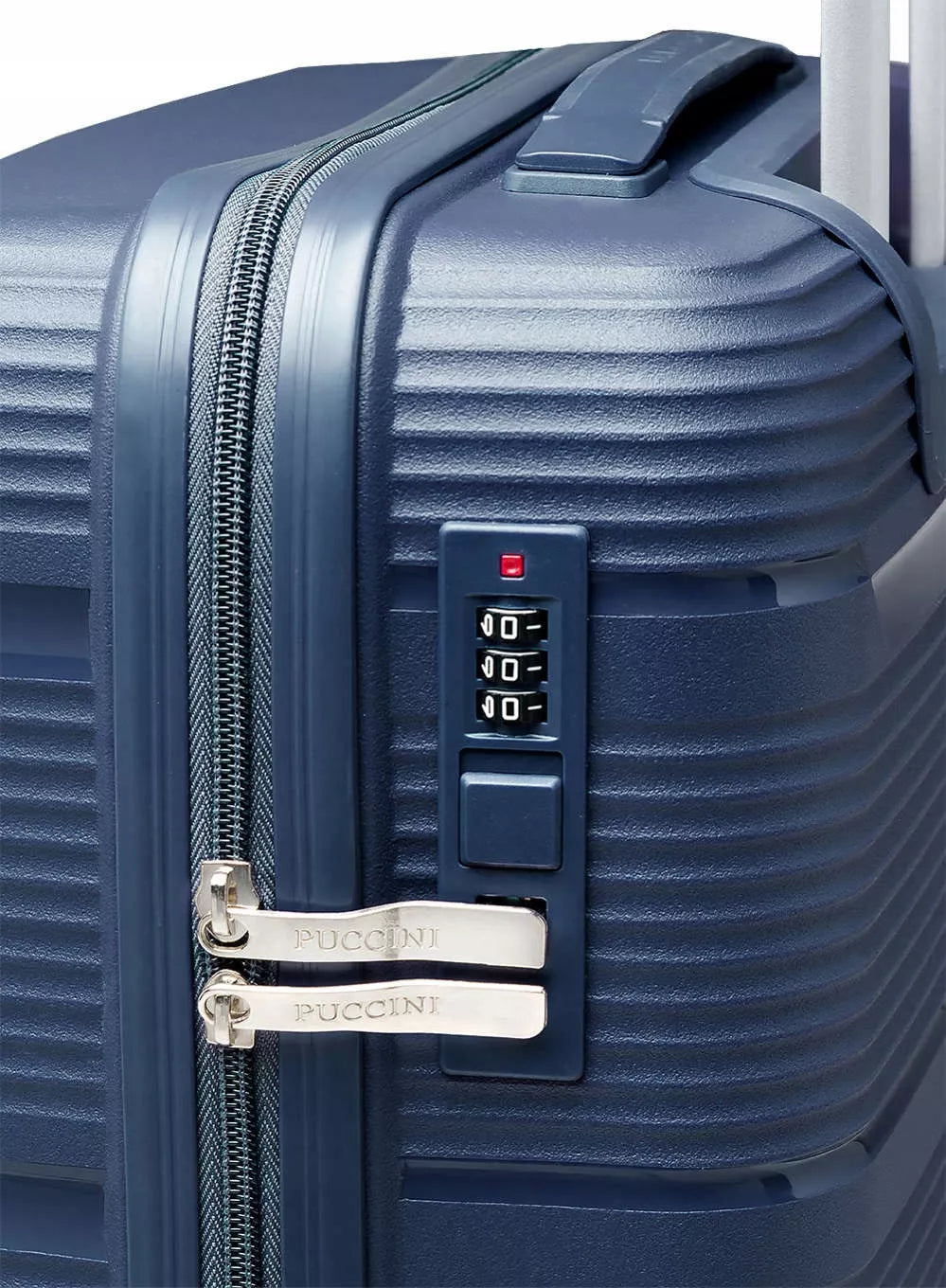 Mažas lagaminas PUCCINI Casablanca, 36 l, tamsiai mėlynas