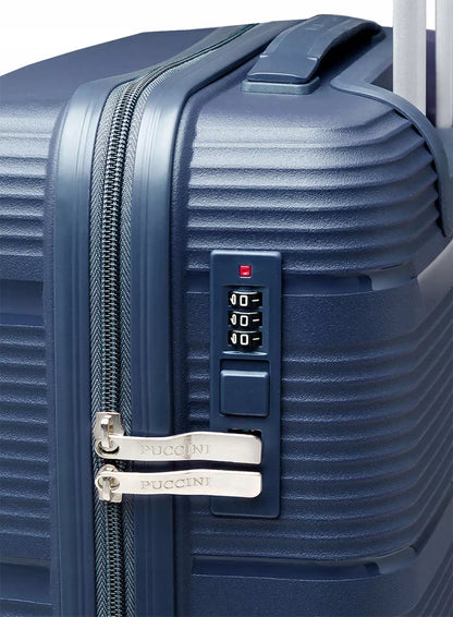 Mažas lagaminas PUCCINI Casablanca, 36 l, tamsiai mėlynas