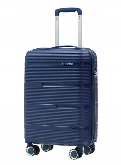 Mažas lagaminas PUCCINI Casablanca, 36 l, tamsiai mėlynas
